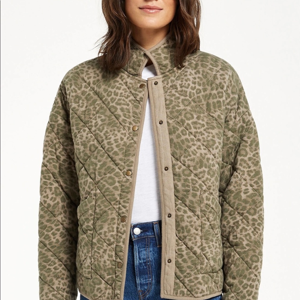Z Supply NWT Maya Leopard Jacket Size Small